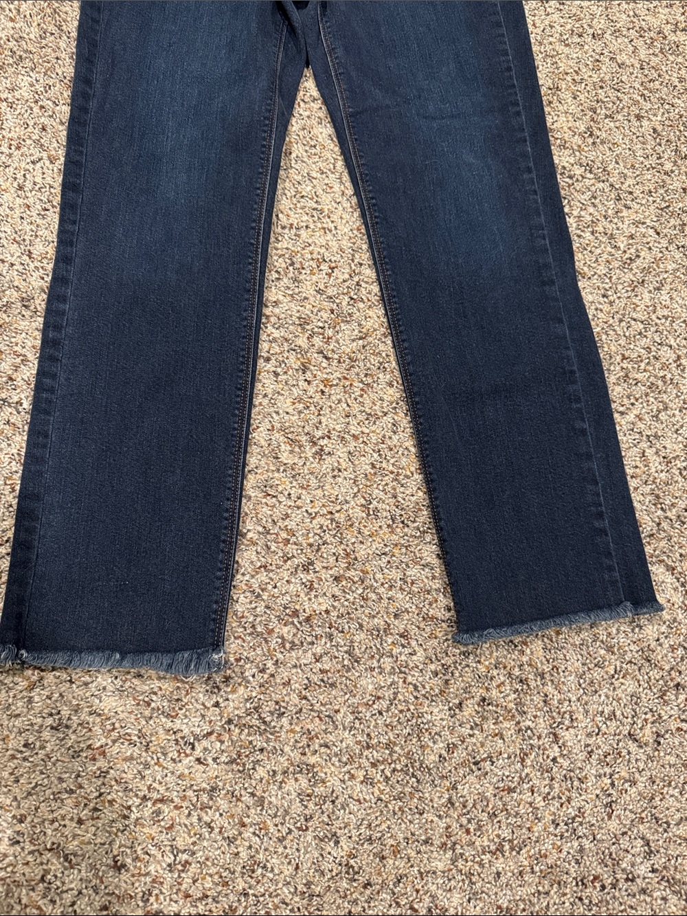 J. Jill High-Rise Straight Leg Jeans in Dark Indigo - Picture 3 of 4